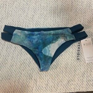 Jiva Reversible Bikini Bottom Beachwear Made In USA NWT Sz S